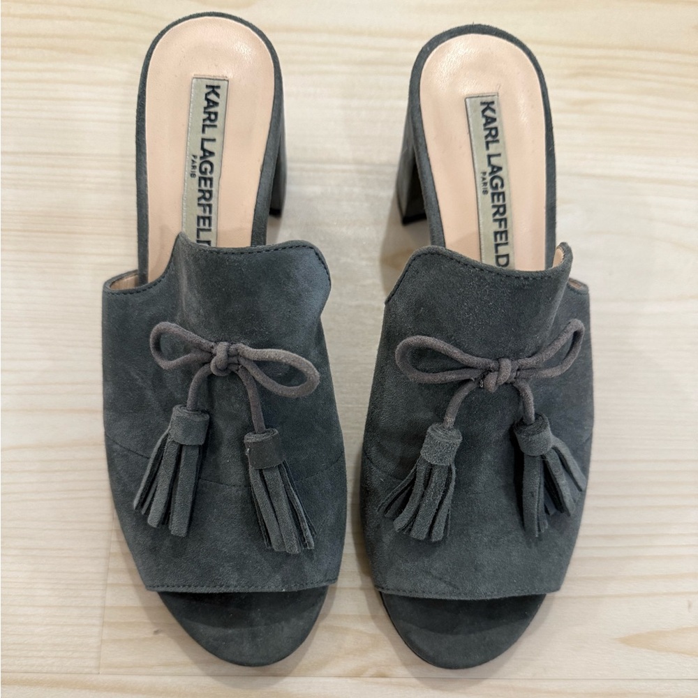 Karl Lagerfeld Hettie mules sz 6.5